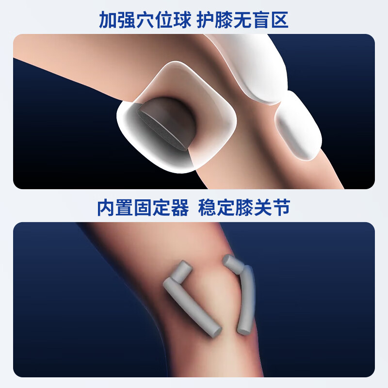 松下（Panasonic）膝盖按摩器RJ50老寒腿神器热敷护膝舒缓膝关节按摩仪家用送父母长辈男女朋友生日礼物高档实用礼品 单只装 【全国联保两年】