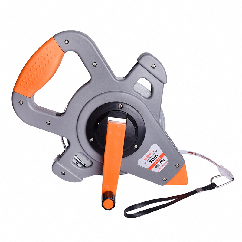 雄狮n2020系列钢卷尺防水不锈钢卷尺尼龙覆膜30米50米工程测绘架尺