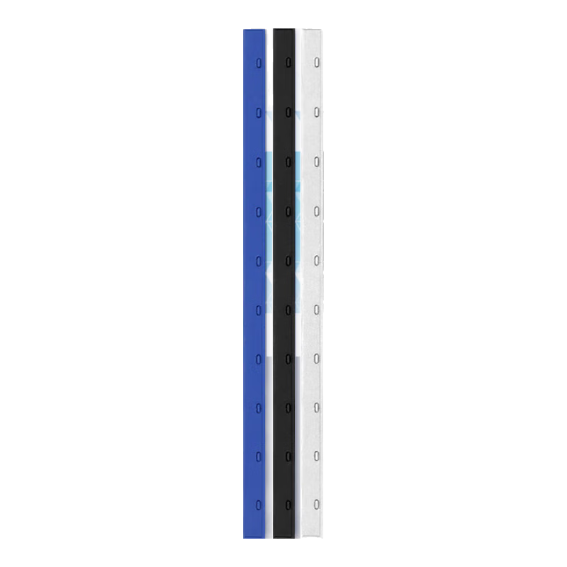 道頓（DOCON）梳式夾條打孔裝訂機耗材10孔塑料裝訂夾條 5mm 藍色 100支/盒