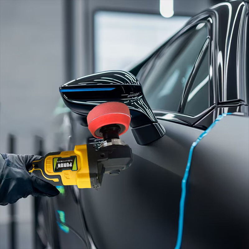 Toohello无线锂电打蜡机修复划痕打蜡小型家用4S同心充电封釉机汽车抛光机 【2电1充】同心抛光机3寸盘3个档位