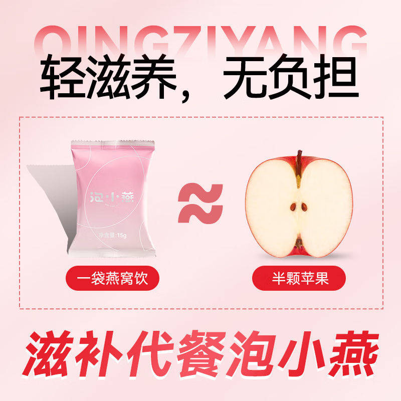 泡小燕 燕窝银耳羹饮营养早餐代餐即食燕窝银耳滋补饮品节日送礼送长辈 3盒套餐【送燕窝粥+礼品袋】