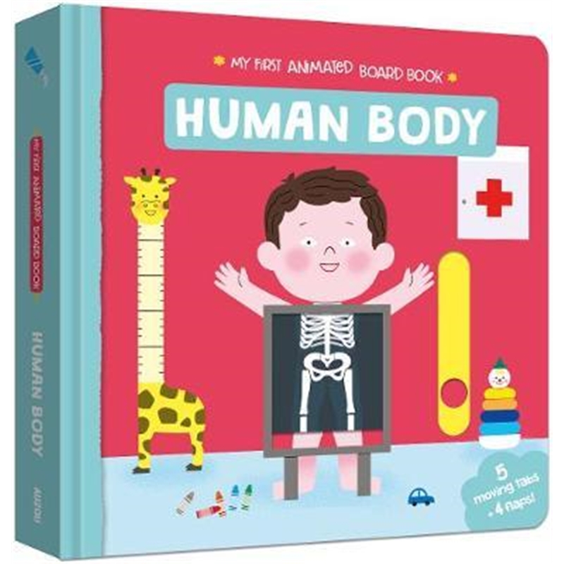 预订my first animated board book: human body