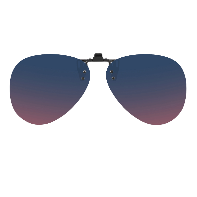 海伦凯勒墨镜夹片 男女款驾驶专用太阳镜夹片 情侣款眼镜夹片HP805C18