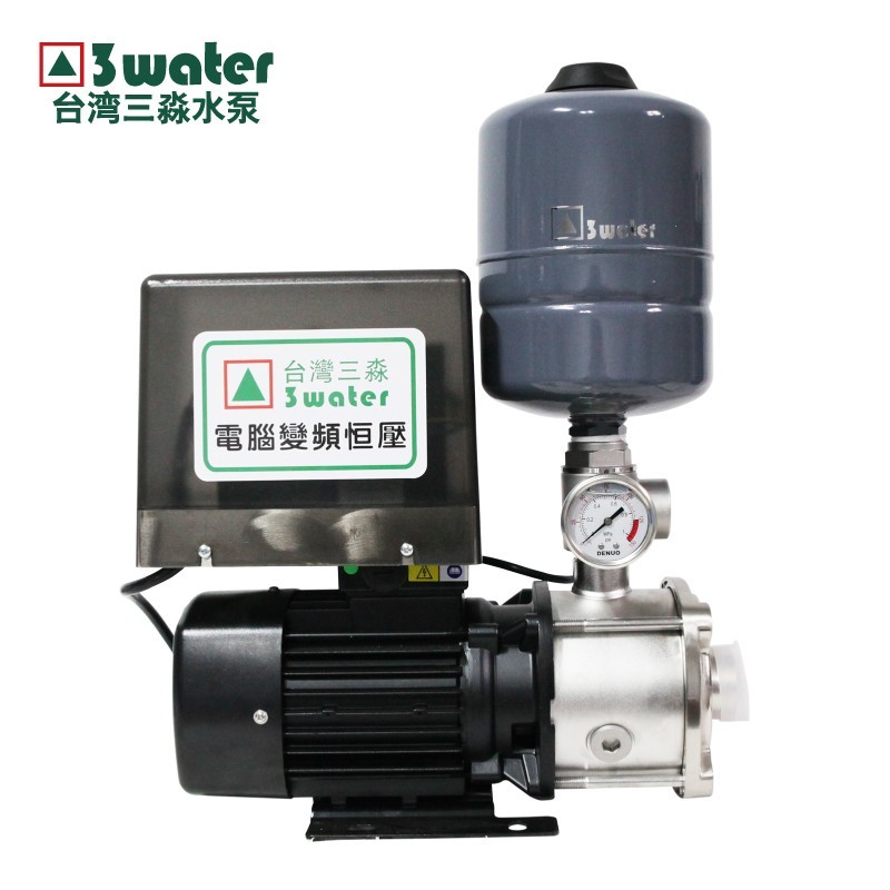 三淼（3water pump）变频水泵SMI3-4家用全自动增压泵变频恒压自来水全屋加压泵可调压 SMI3-4新款背负式