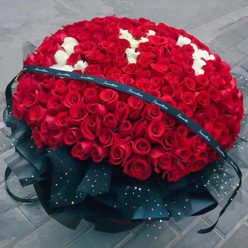 维纳斯 鲜花速递52朵玫瑰花红玫瑰花束生日礼物求婚告白礼物北京上海