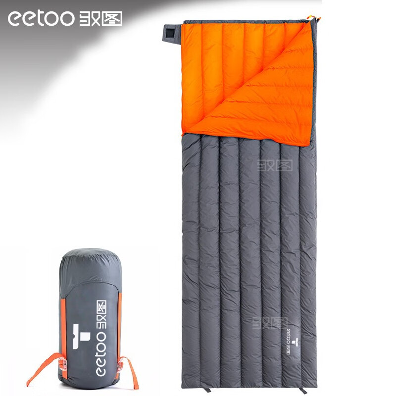 驭图单人分体式应急保障白鸭绒羽绒睡袋冬季加厚防寒大人成人户外露营