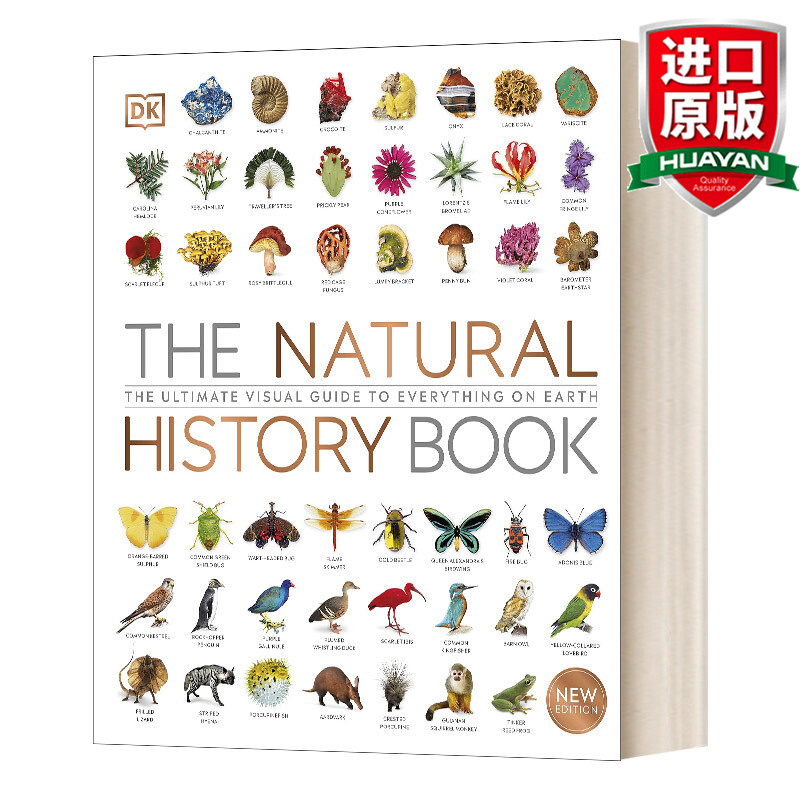 The Natural History Book 英文原版 DK博物大百科 2021新版自然史图解 精装 英文版 进口英语原版书籍