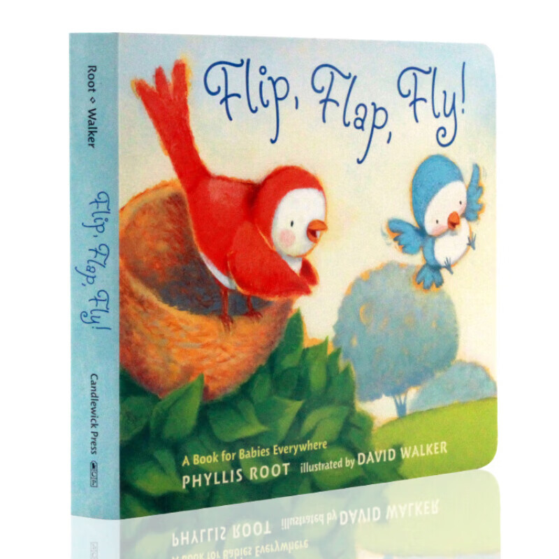 英文原版绘本flip flap fly翻转 飘动 飞翔 幼儿英文纸板图画书 儿童