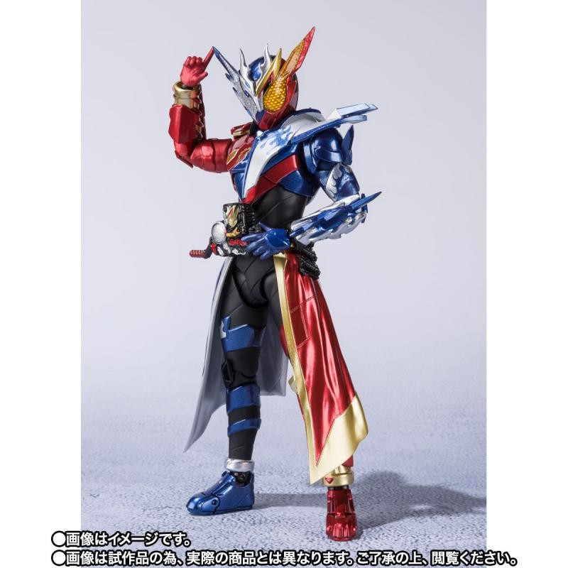 bandai万代 shf 假面骑士build 模型玩具 15cm shf金兔银龙