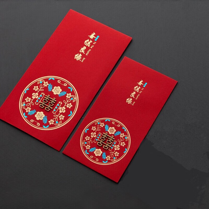 诗贝结婚红包改口封千元利是封万元红包结婚专用红包随份子礼包红信封
