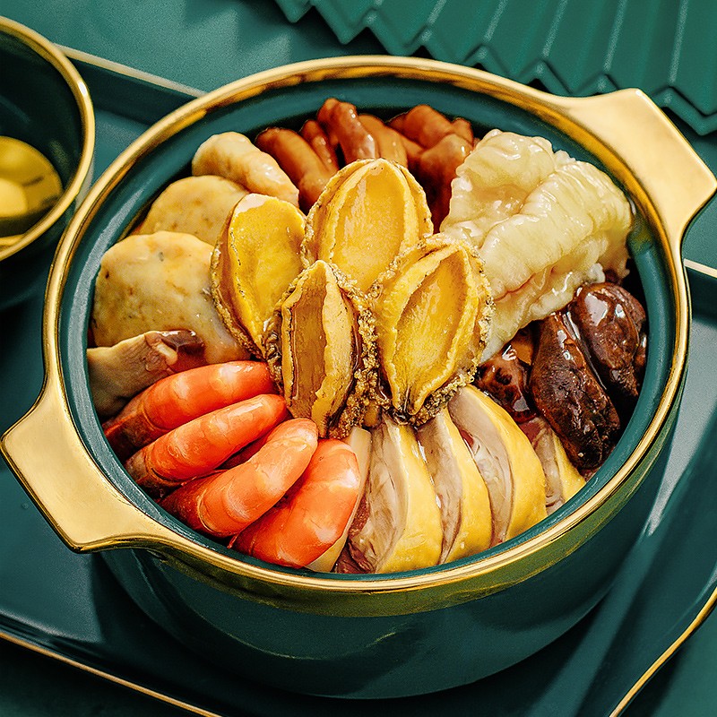 【漏洞208】【蟹太太 】 半成品菜年夜饭688型高汤花胶鸡 卡券1.5kg