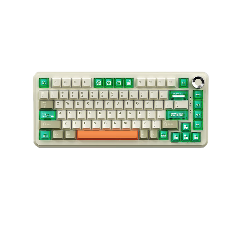 黑爵（AJAZZ） 飞鱼轴-三模热插拔-绿透三拼 8000mAh 160.65元