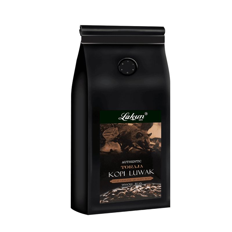 Lakun GAYO 拉昆 印尼原装进口 麝香猫猫屎咖啡 托拿加产区咖啡豆250克 送人礼品
