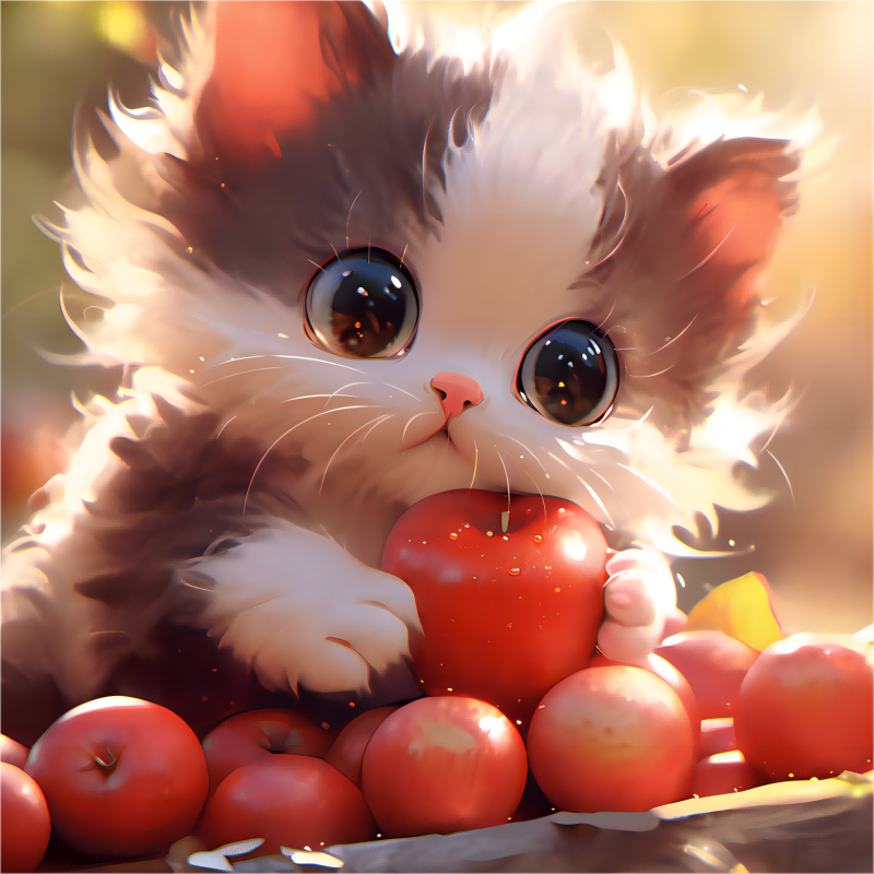 萌宠猫咪创意灯光画小夜灯客厅卧室三色灯光可调女友礼物清新 猫精灵2