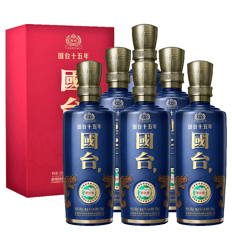 guotai/��̨ ʮ���� 53�� ������ 500ml *6ƿ 3188Ԫ