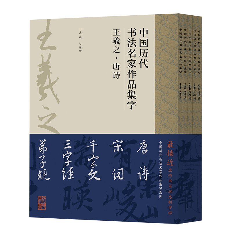 中国历代书法名家作品集字·王羲之（全五本）