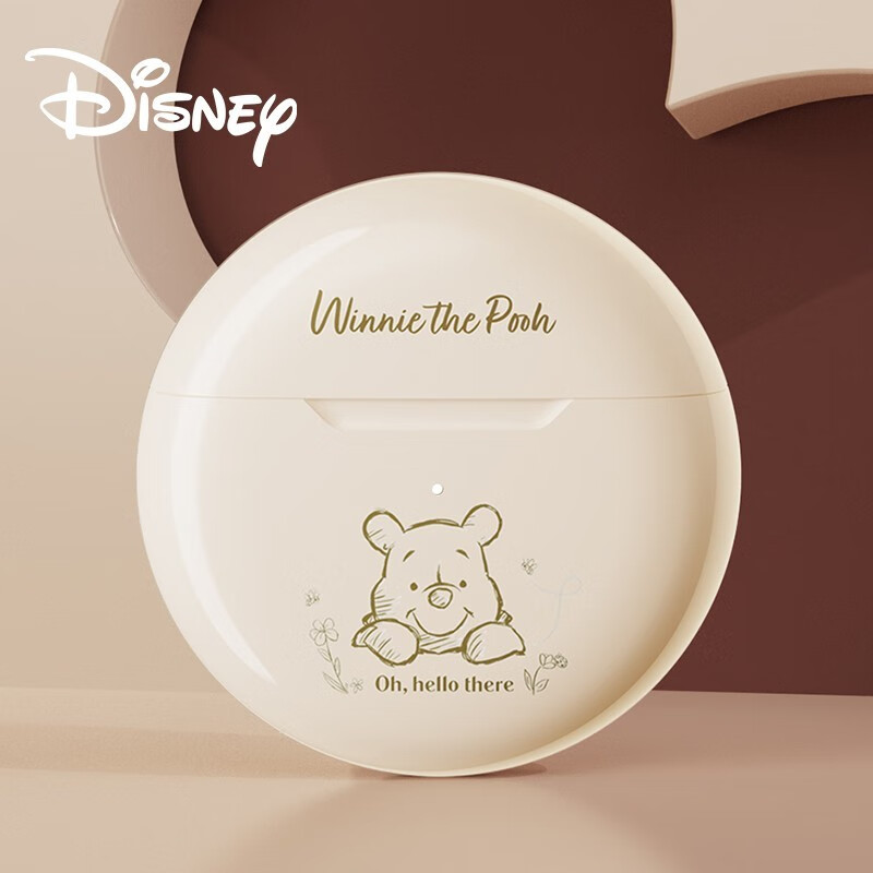 迪士尼（DISNEY）F9蓝牙耳机联名真无线半入耳式运动跑步迷你音乐降噪高音质超长待机通用苹果15华为oppo手机tws 米色【松松维尼】怎么看?
