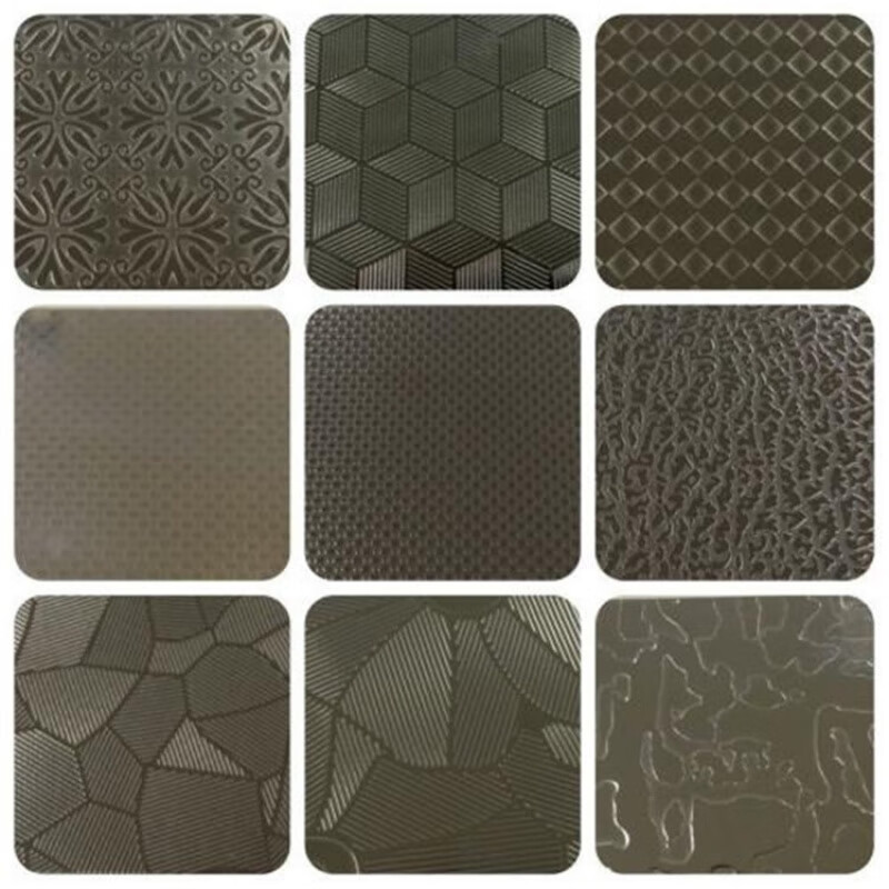 蕴璞不锈钢蚀刻板 青红黄黑纳米古铜蚀刻花纹板 支持来图来样 0.