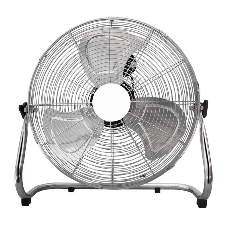 沸耐笙 fns-15400 电风扇工业风扇强力趴地扇 450mm18寸电镀银色四档