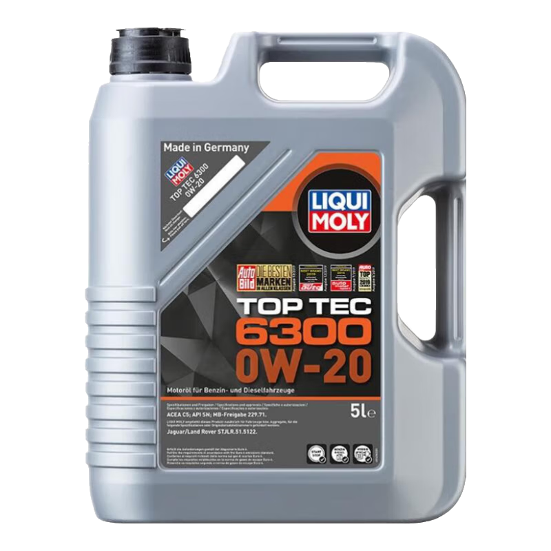 ��ħ��LIQUI MOLY��ԭװ�����������Ͷ���6300�ϳɻ���SN 0W-20  C5  21216 0w-20  1��װ