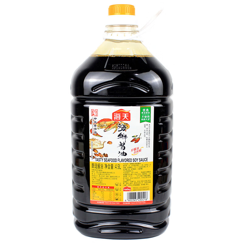 海天 海鲜酱油 4.9l 1桶