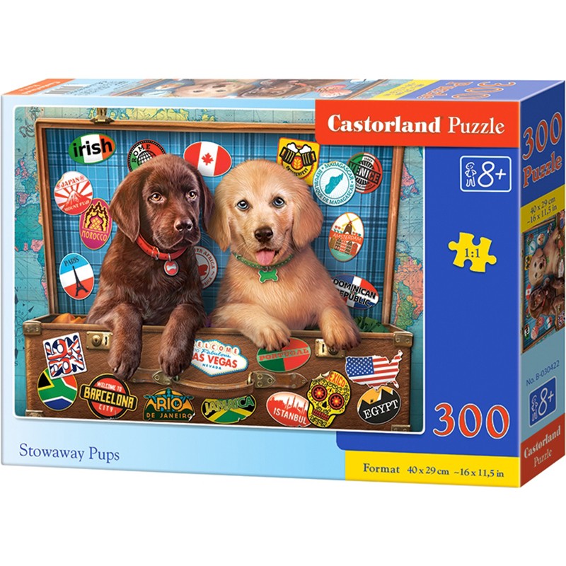 castorland 波兰进口拼图300片 儿童系列 斯托威小狗034022