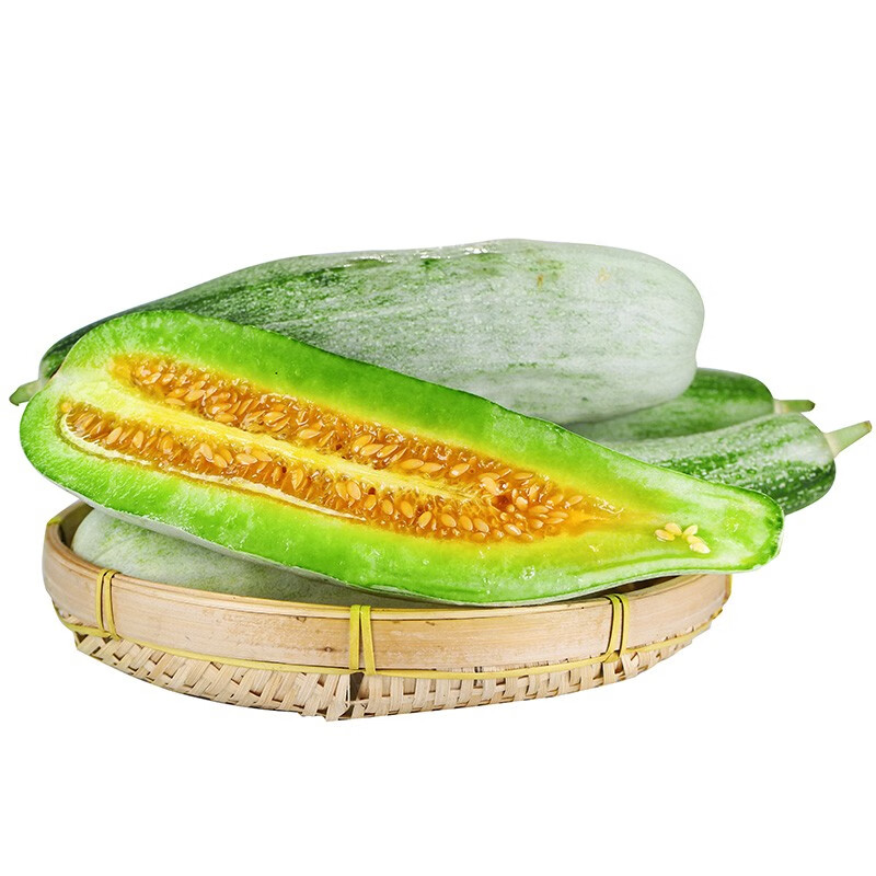 草帽奶奶山东羊角蜜甜瓜博洋61号脆甜香气瓜时令新生鲜水果礼盒 3斤