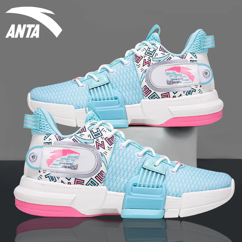 安踏(anta)篮球鞋男鞋轻狂2代春季外场实战耐磨鞋子缓震网面舒适运动