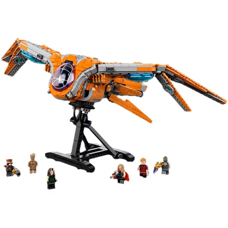 乐高积木银河护卫队飞船7619漫威复仇者联盟男孩子拼装玩具 银河护卫
