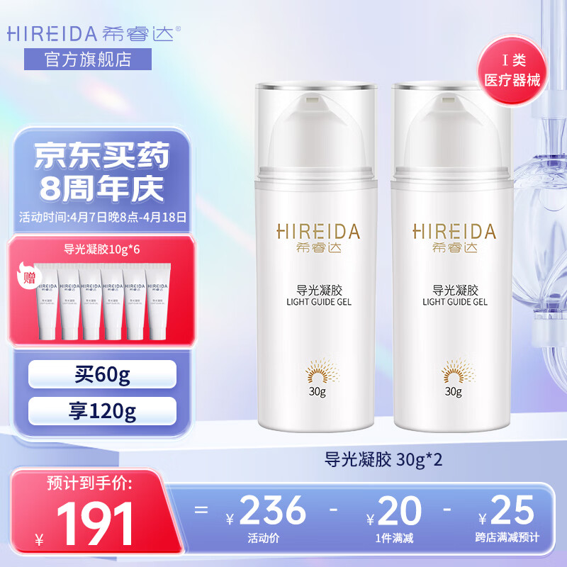 希睿达导光凝胶30g(原光子冷凝胶) 导光凝胶2支
