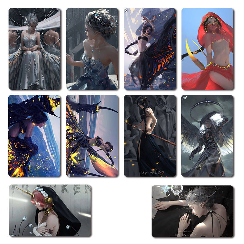 新款鬼刀卡贴动漫周边公交卡学生饭卡水卡磨砂水晶卡贴地铁卡贴纸