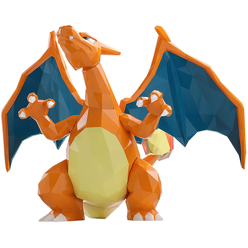 乐加酷模型摆件 千值练 polygo口袋妖怪宠物小精灵宝可梦 喷火龙