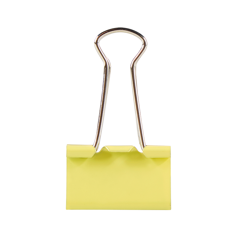 宝克（BAOKE）彩色长尾夹 金属文件夹 大中小号燕尾夹 票据夹子 学生试卷夹 办公用品 文具 【电泳工艺】彩色套装/15mm+19mm+25mm