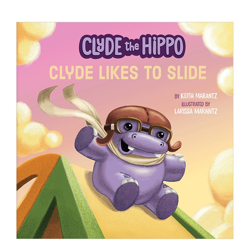 【预售】clyde likes to slide 克莱德喜欢滑滑梯 英文原版儿童绘本 3
