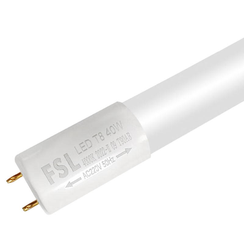 FSL��ɽ����T8ֱ��led�ƹ�led���� 1.2�� 40W �׹� ˫��T8�ƹ� 15.22Ԫ(������)