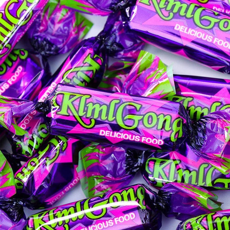 禾屹 国产紫皮糖巧克力夹心糖俄罗斯风味喜糖零食糖果（一斤65颗左右） 500g【1斤装】