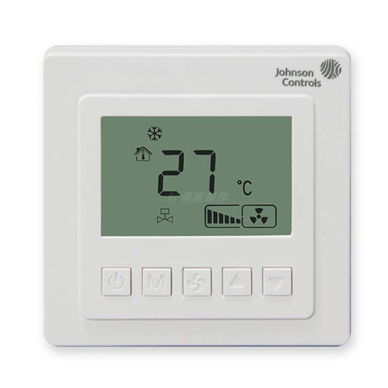 温控器t5200中央空调温控面板风机盘管液晶控制面板 白色 t5200-tc-9