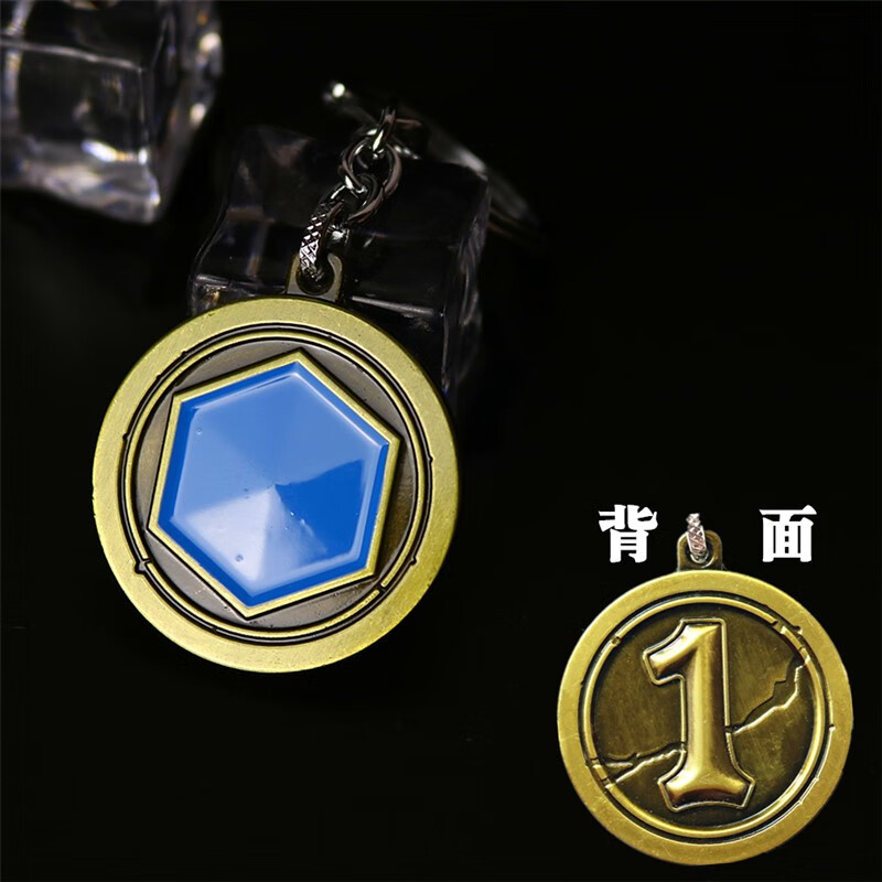 林村炉石传说幸运币wow周边炉石传说12胜钥匙扣书包挂件幸运币卡牌金