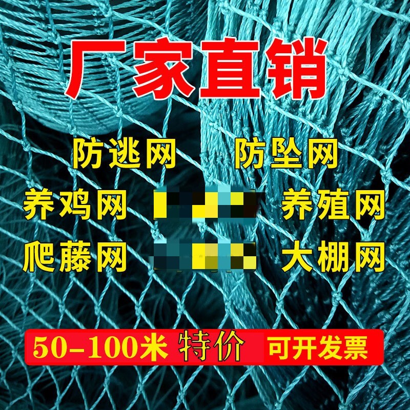 网子养鸡 护栏网 养鸡网尼龙网子 塑料 小鸡网围栏 养殖网抗老化网子