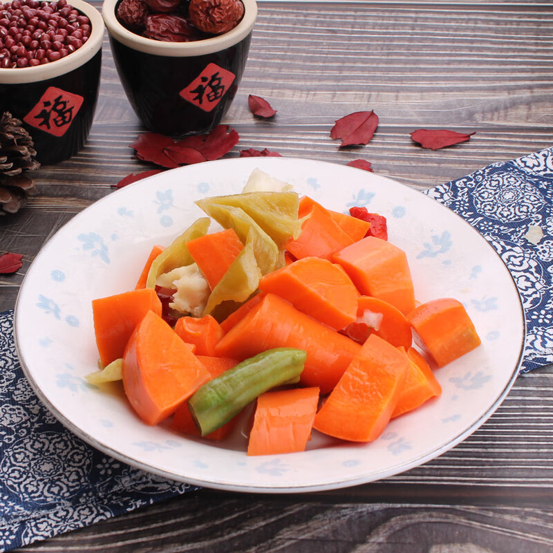 山东特产酸咸菜 酸甜辣胡萝卜条 爽脆胡萝卜咸菜胡萝卜泡菜