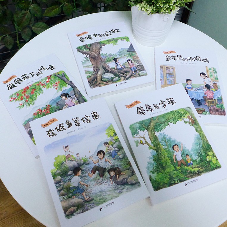 国门小学系列 全5册 佤乡等信来犀鸟与少年凤凰花下的呼唤 童眸中的彩虹童年里的木偶戏童书节儿童节 二十一世纪出版社