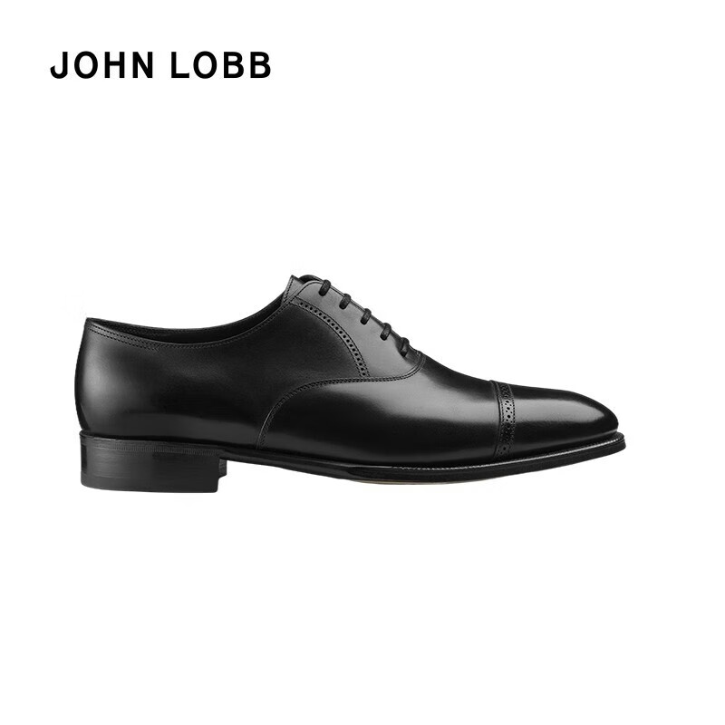 JOHN LOBB 男士Philip II 黑色小牛皮牛津鞋 5(39)