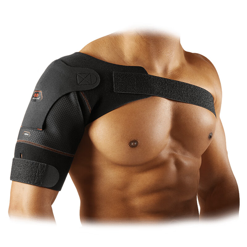 迈克达威（McDavid）运动护肩带篮球羽毛球防脱臼肩膀关节护具463 黑色 S(76-91CM)