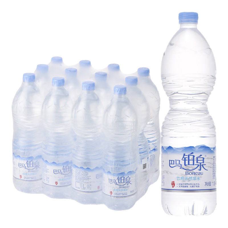 ��Ȫ��Boneau�� ������ȻȪˮ 1.5L*12ƿ/��   �������� Դ�Գ���֮�����110.42Ԫ����36.81Ԫ/����
