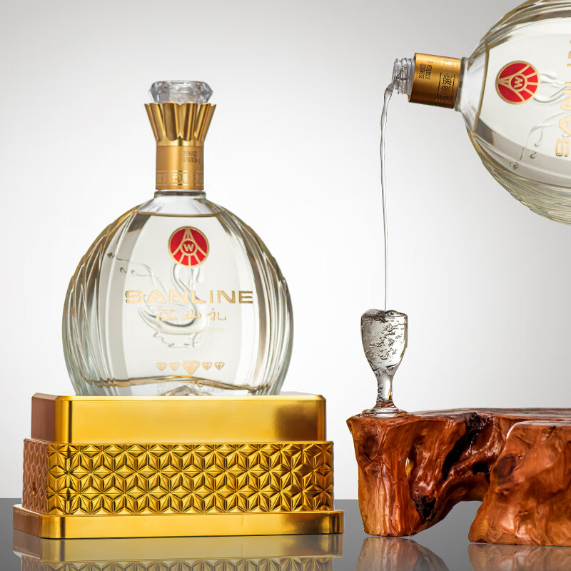 五粮液(WULIANGYE)仙林生态酒业出品 江山礼 天鹅之舞 五星级品质 52%vol 500mL 2瓶 经典亚克力