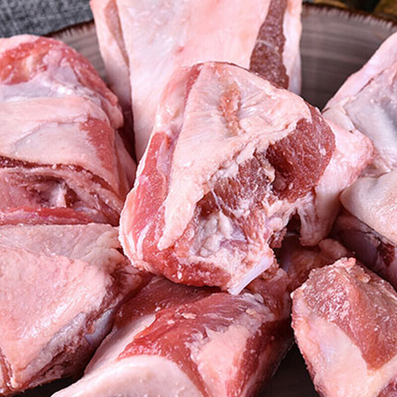 皓谦生鲜新鲜羊排骨带骨羔羊排生鲜烧烤小块羊排 4斤装