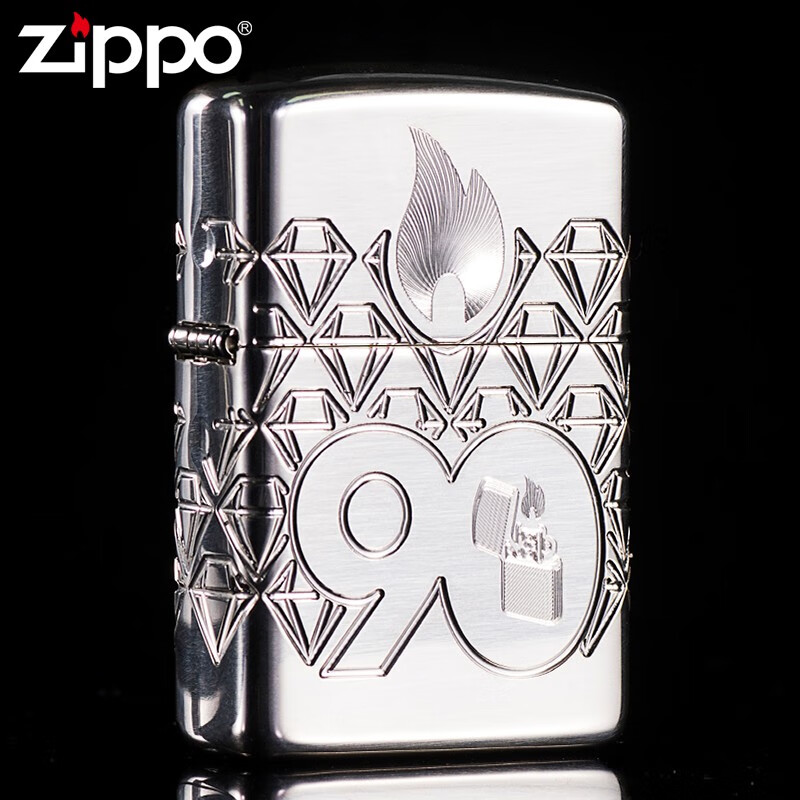 zippo打火机正版90周年典藏之宝纯银纪念款编号收藏级全球限量900只