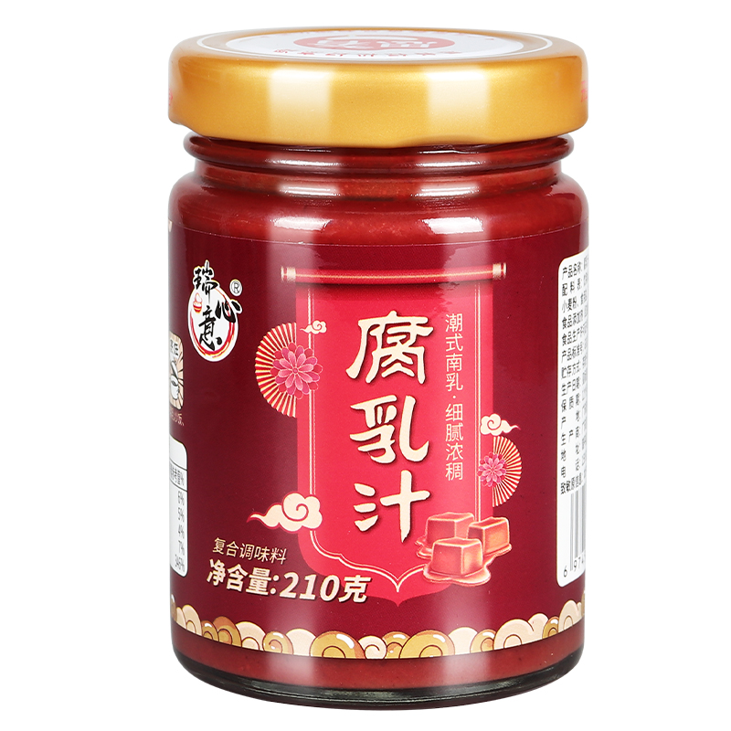 瑞心意腐乳汁210g/瓶装 家用调味品红烧肉调料 炒饭腌制 南乳汁 瑞