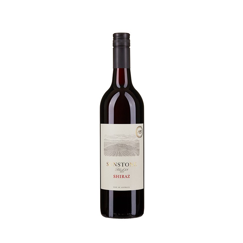 红石 西拉干红葡萄酒 澳大利亚进口红酒 原装原瓶 SUNSTONE 单瓶装 750ml*1
