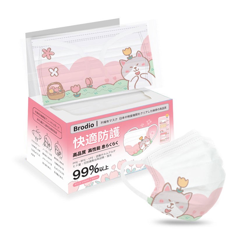 Brodio口罩价格走势及评测，高效过滤细菌的一次性成人口罩